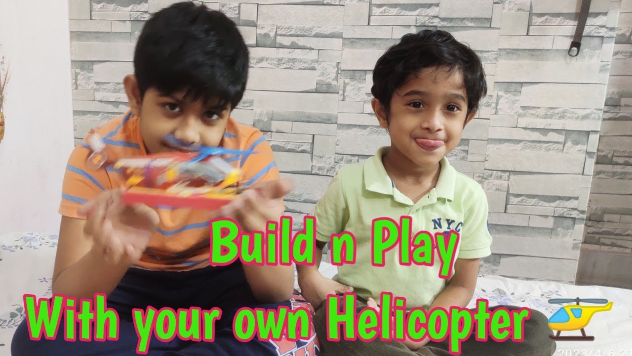 Build n Play with your own Helicopter from Ultimate Electricity Kit