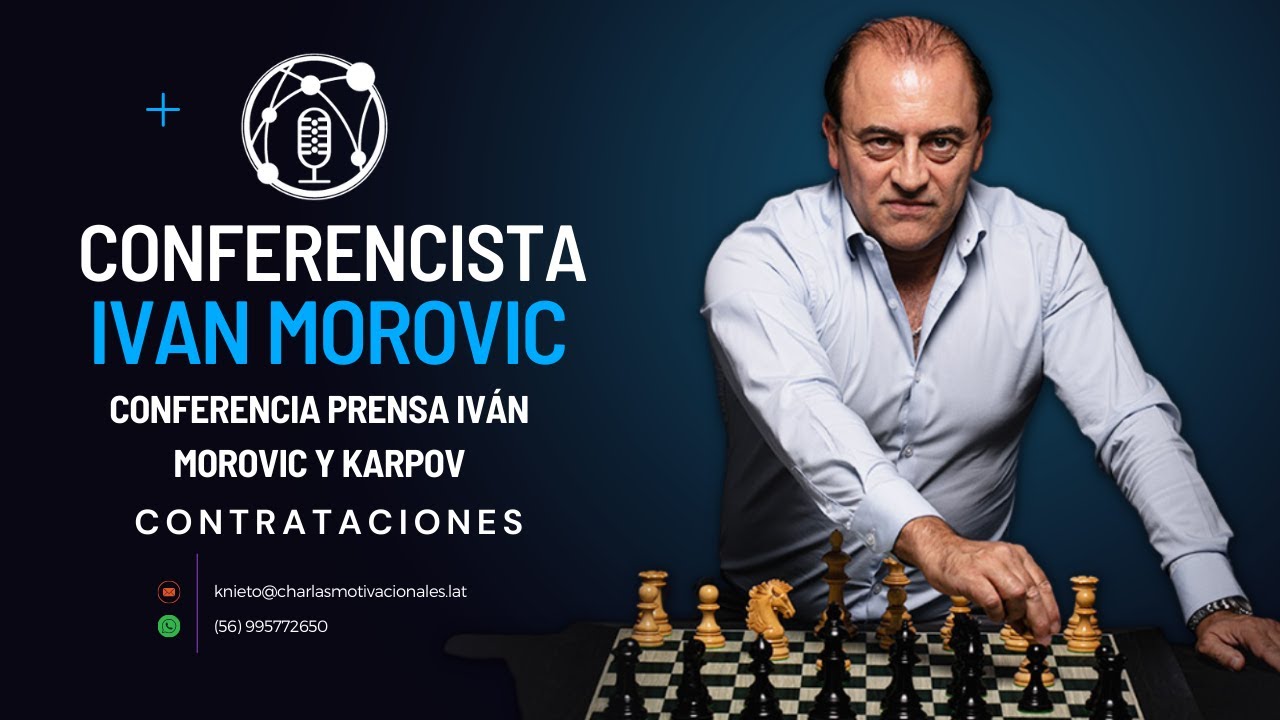 CONFERENCIA PRENSA IVÁN MOROVIC   Y KARPOV