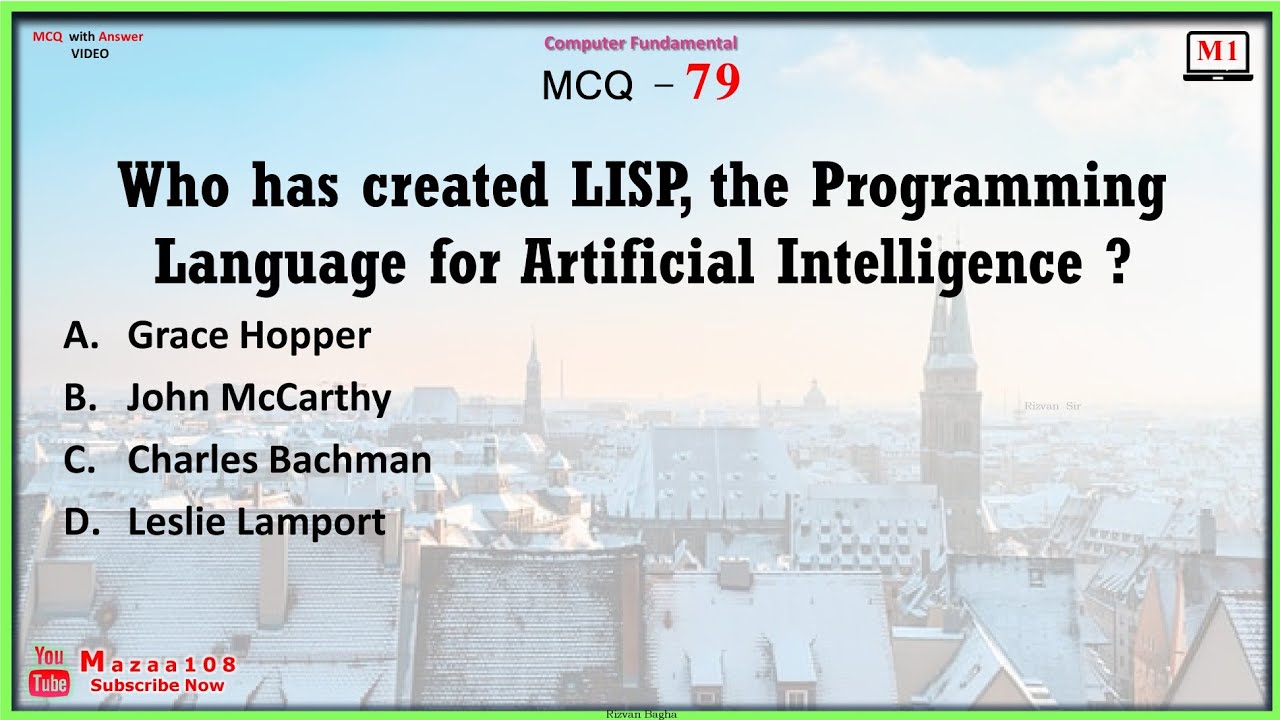 Who has created LISP, the Programming Language for Artificial Intelligence , @Mazaa108
