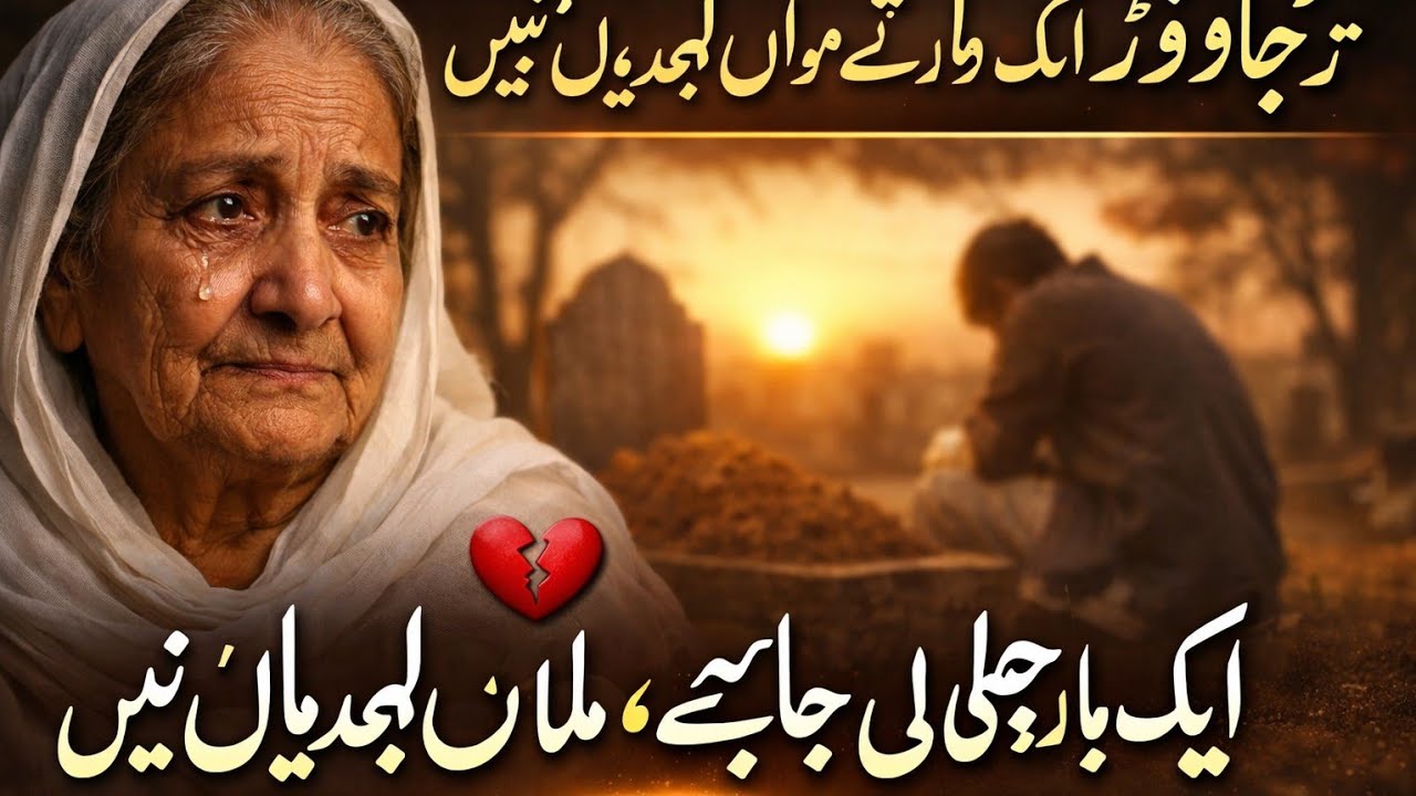 ایک بار چلی جائے ماں تو واپس نہیں آتی 😭 | ماواں لبھدیاں نئیں | Emotional Punjabi Kalam 2026