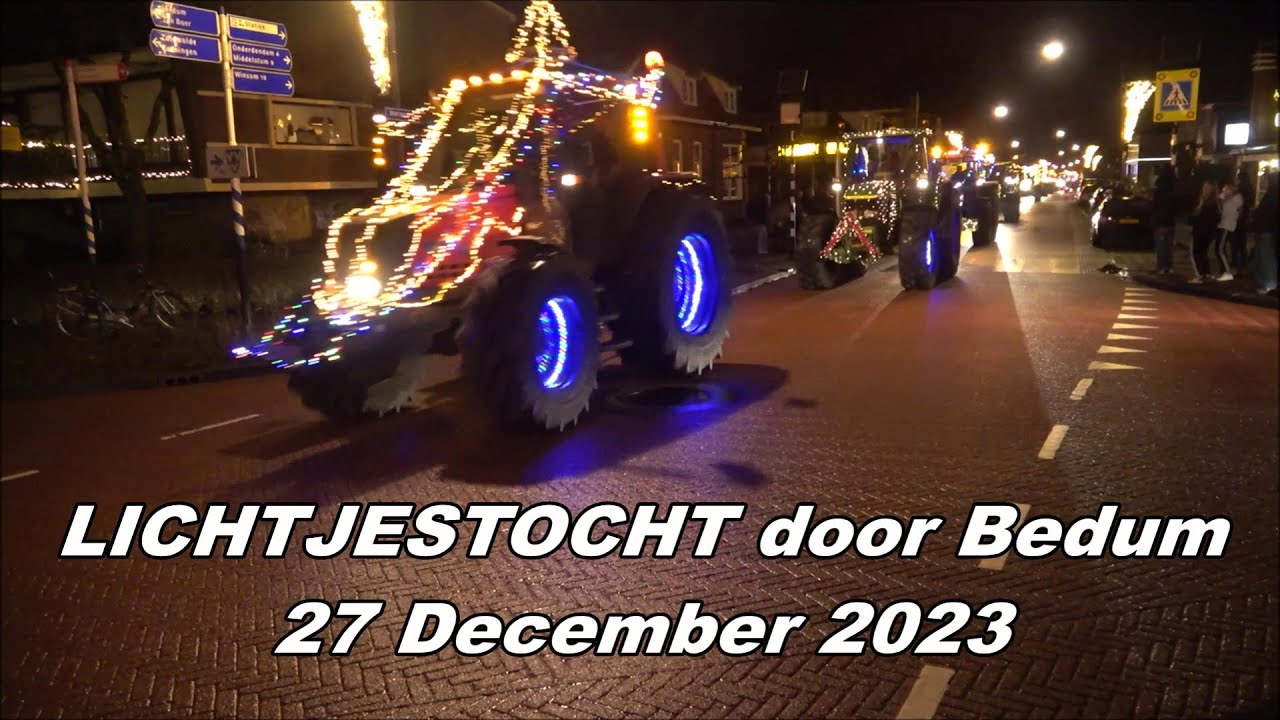 Bedum. LICHTJESTOCHT. 27-12-2023.
