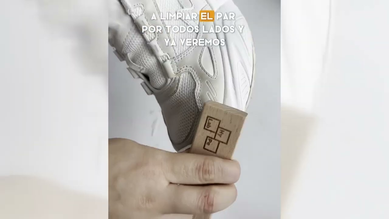 Tutorial de limpieza para zapatillas blancas con Hypelab