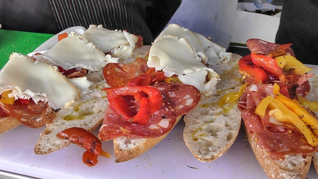 Italian Traditional Sandwiches. Old Spitalfields Market. London Street Food
