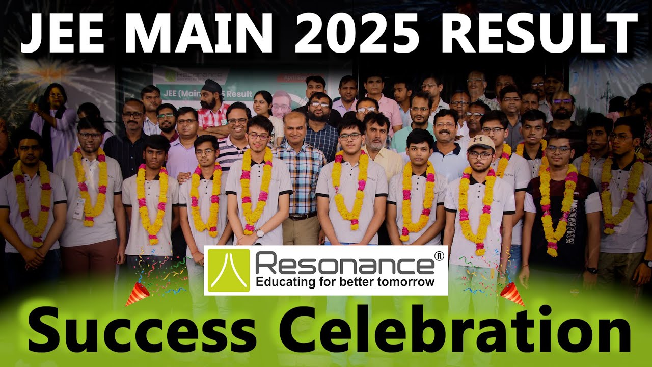 🌟 JEE Main 2025 Result Celebration @ Resonance Kota Campus🌟 #resonance #motivation #jeemain2025