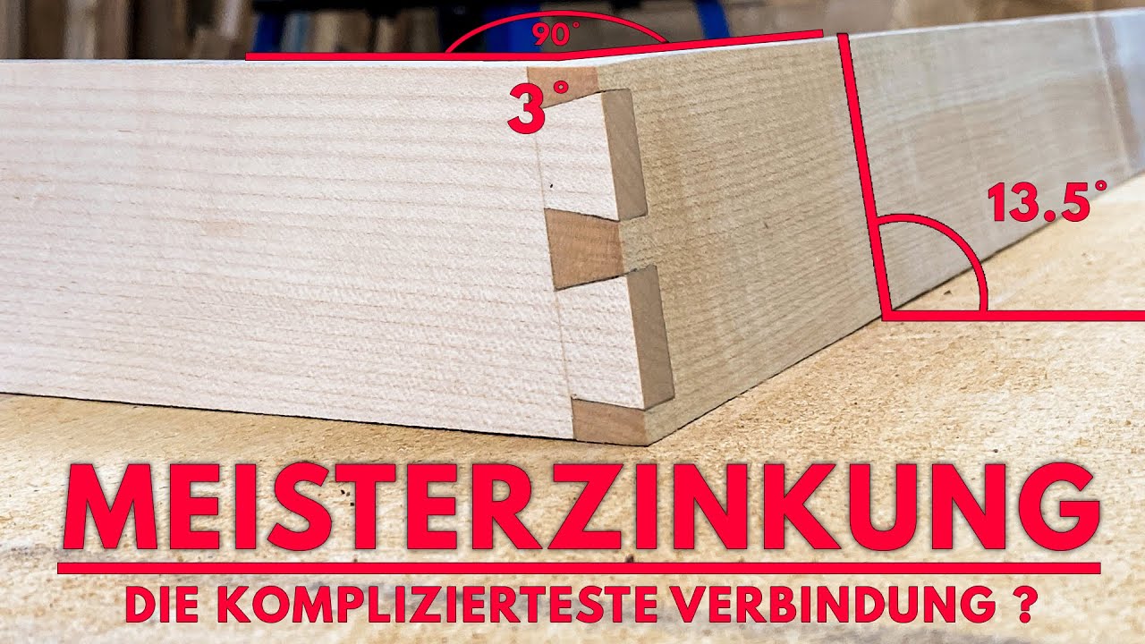Die wahrscheinlich schwierigste Verbindung ! Trichterzinkung einfach erklärt