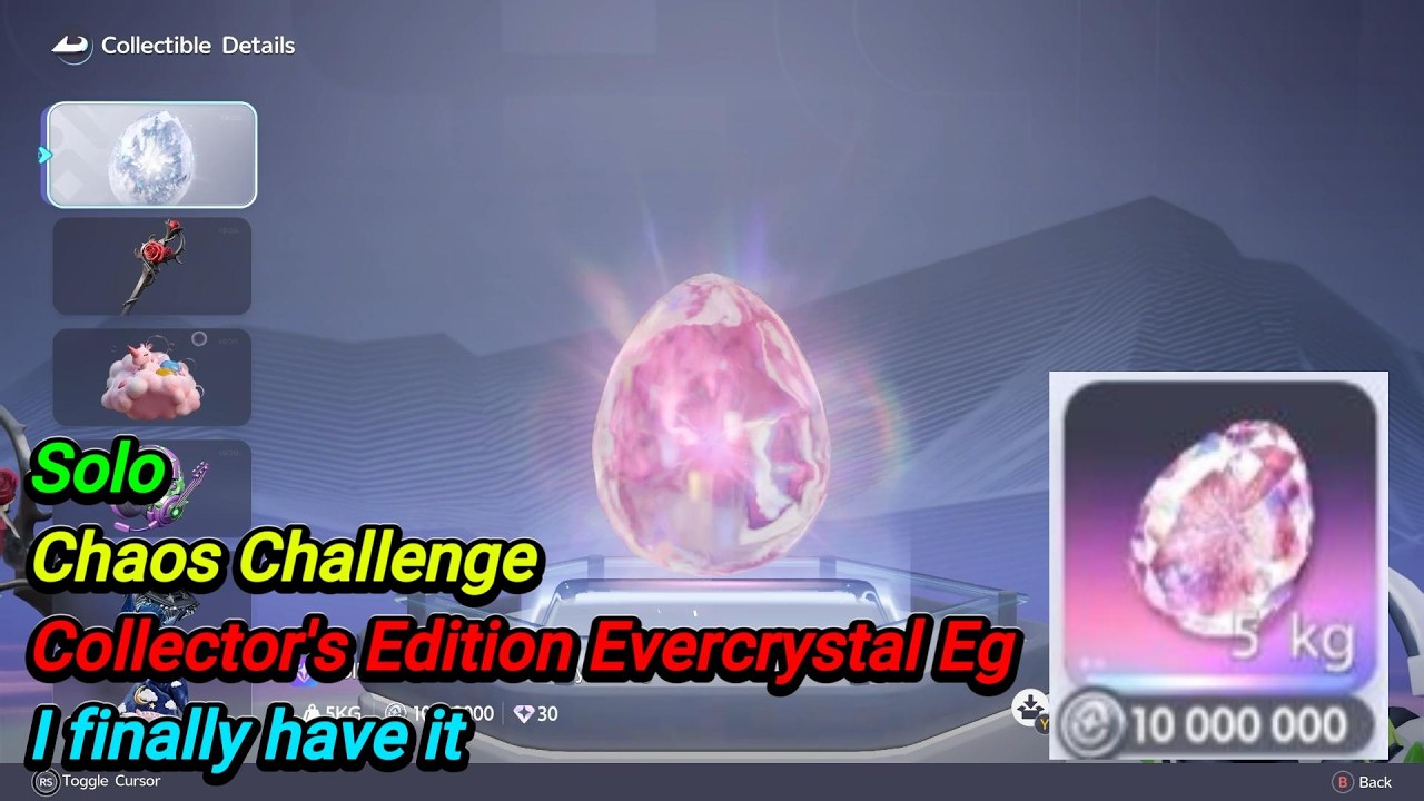 Aniimo / Collector's Edition Evercrystal Eg / Solo / Chaos Challenge / I finally have it