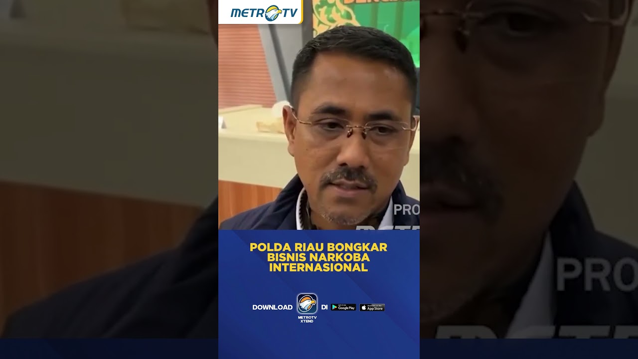 Polda Riau Bongkar Bisnis Narkoba Internasional #shorts