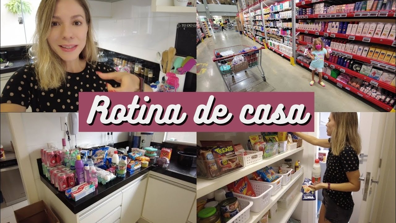 Vlog - compras do mês - organizando a despensa