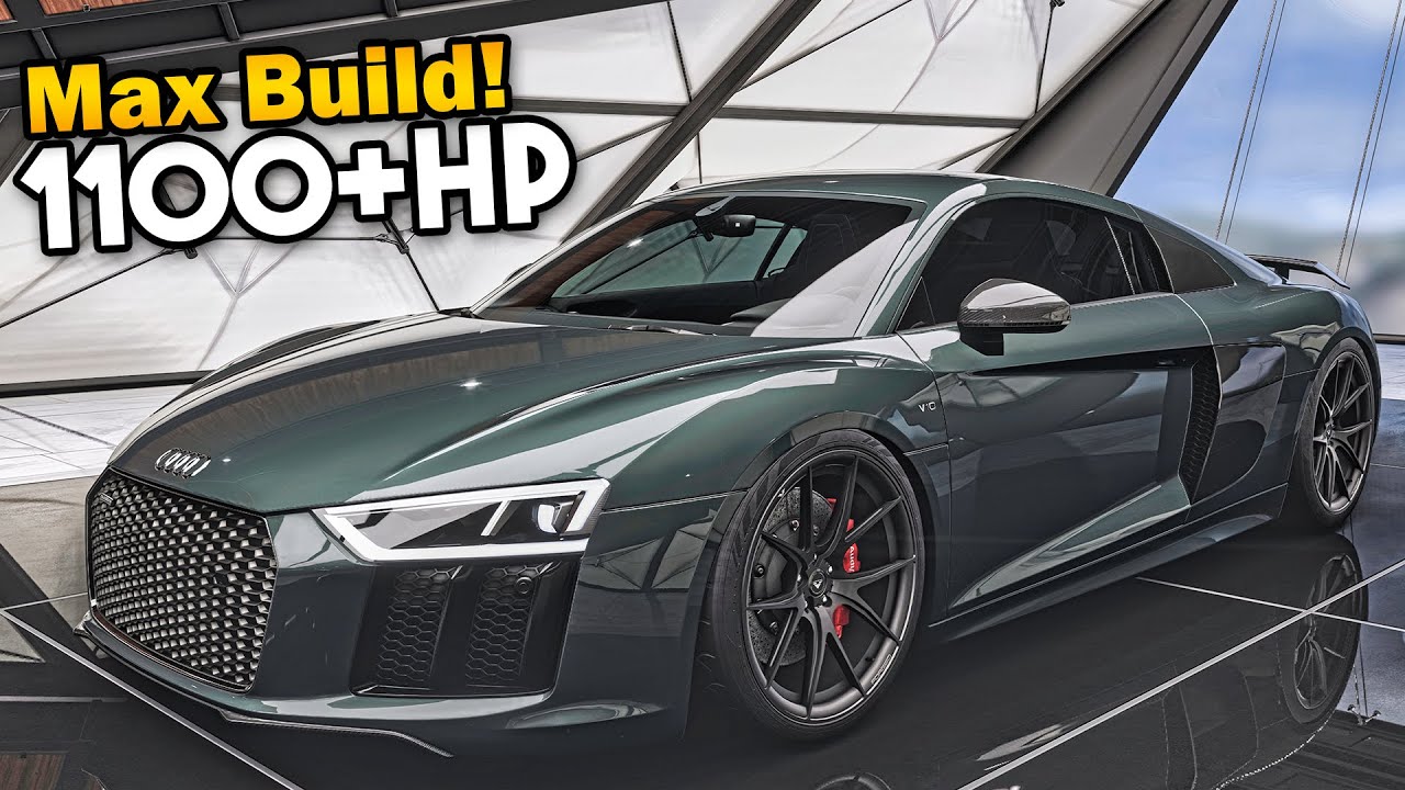 Forza Horizon 5 Car Customization - 1100+HP Audi R8 V10 plus