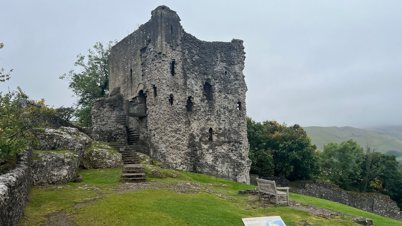 Peveril castle, Castleton, the Peak District.