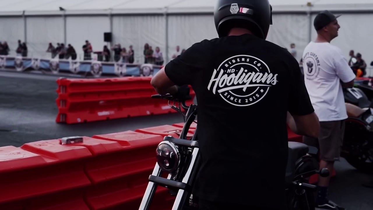 Harley wheelies RNA Showgrounds