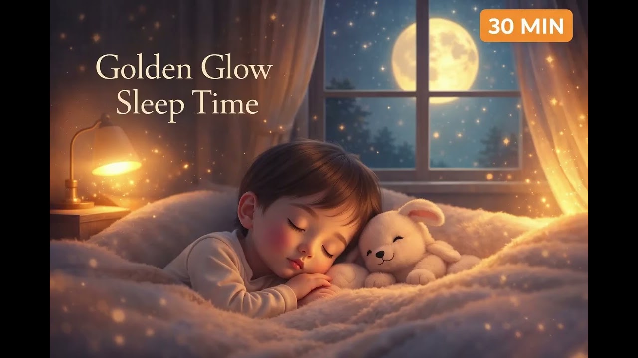 Golden Glow Sleep Time 🌙 30 Minute Baby Lullaby