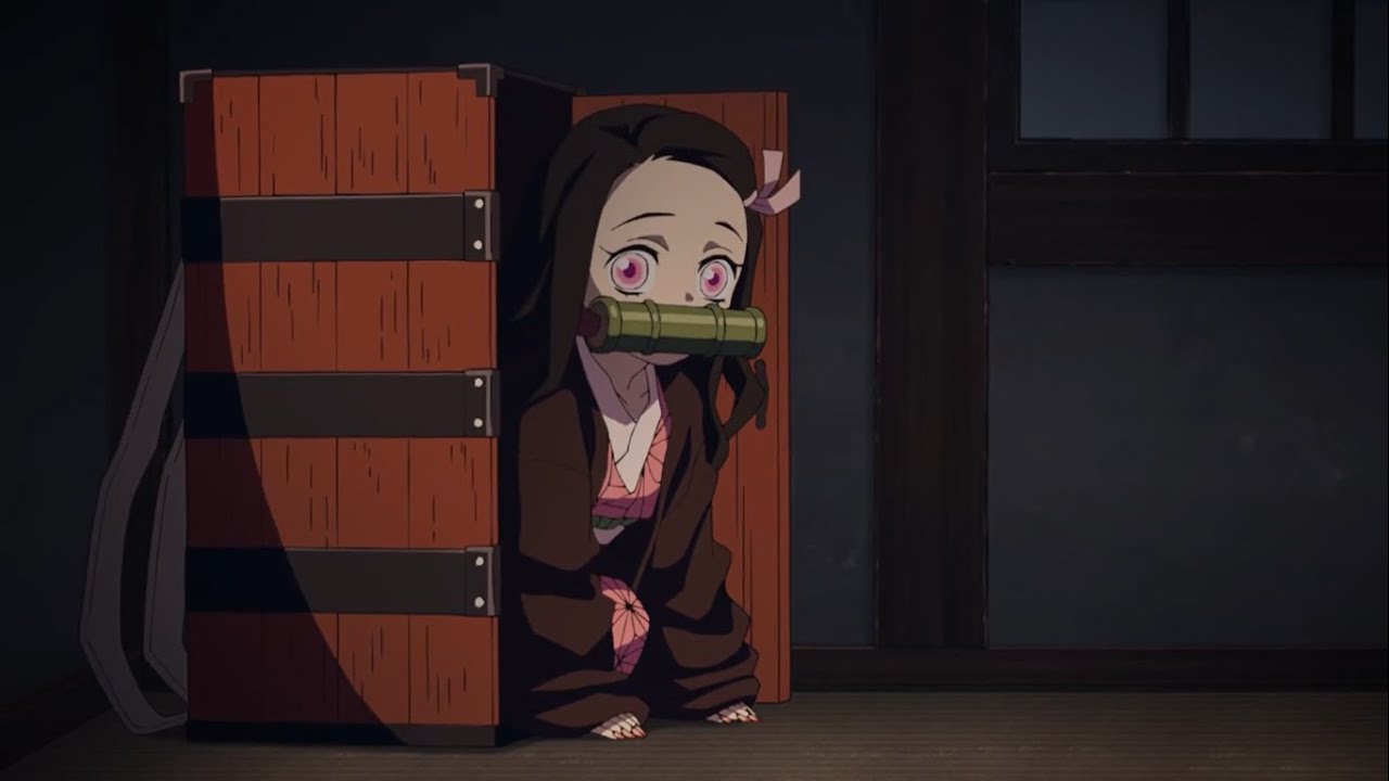 Zenitsu v&ecirc; a Nezuko pela primeira vez ✨