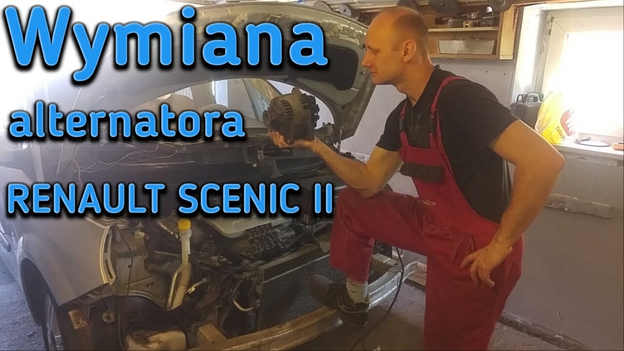 wymiana alternatora scenic II