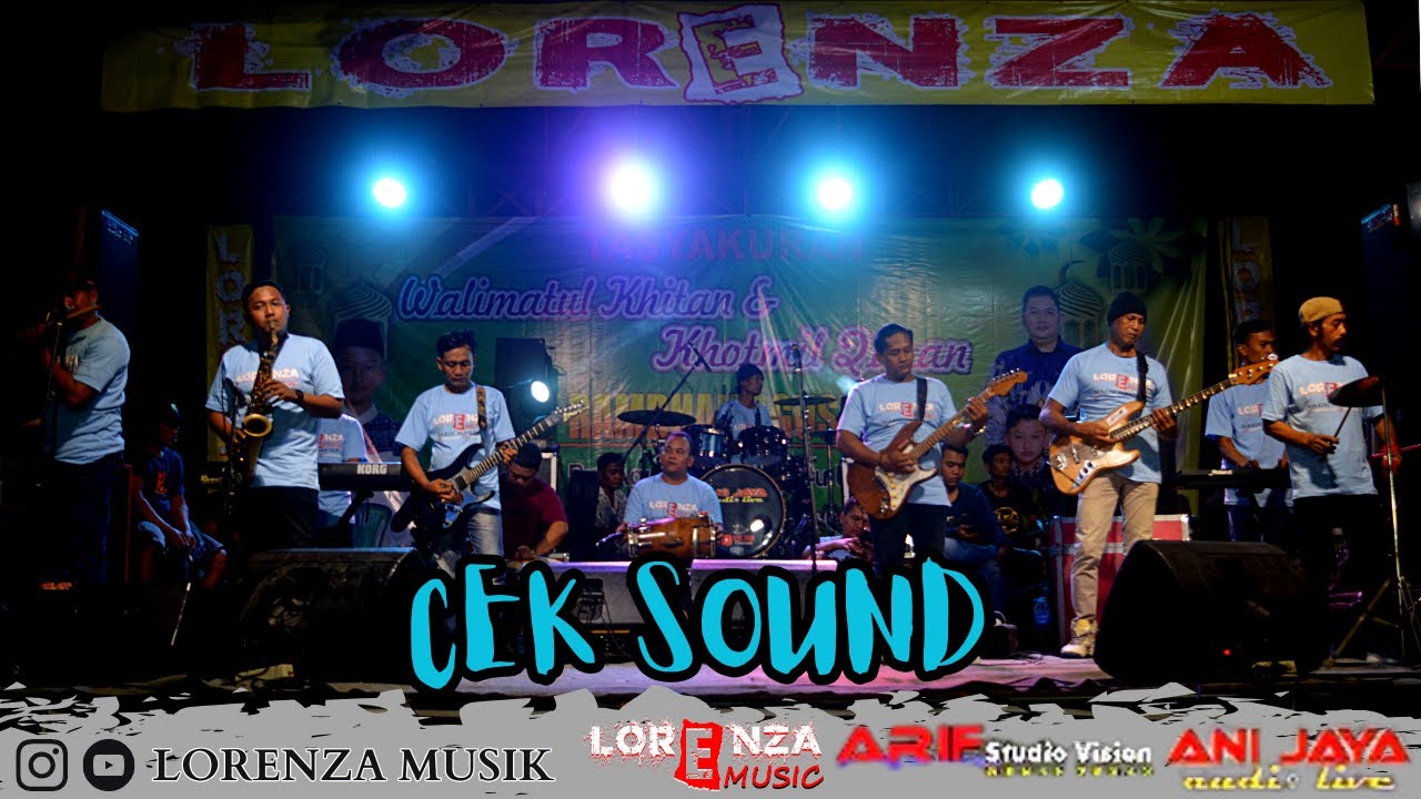 CEK SOUND (ADUHAI) - LORENZA MUSIK - ANI JAYA AUDIO