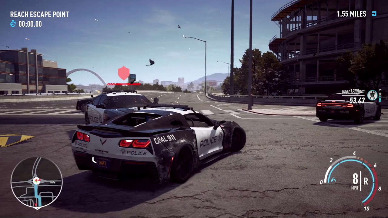 NFS Payback Mod - Enabled Damage Scale on AI Cars + Hidden Police Pursuit Event [1080p60]