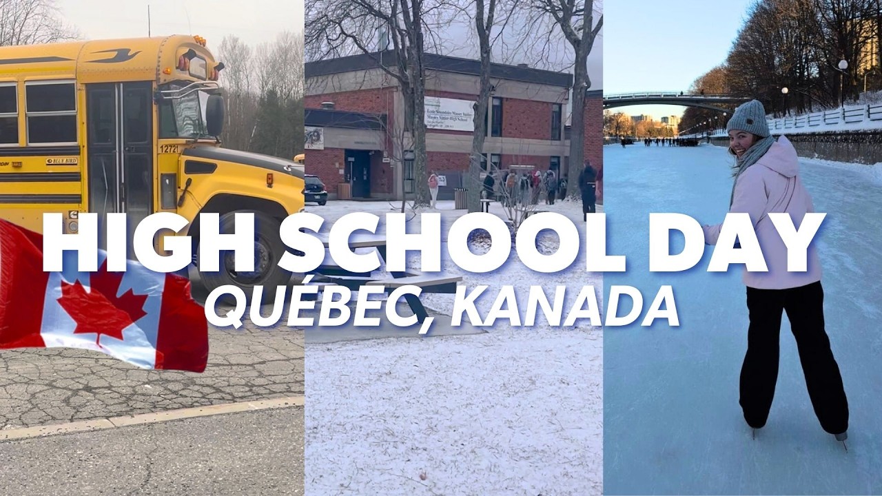 Ein Tag an der Massey-Vanier High School in Québec 🇨🇦 Auslandsjahr Kanada