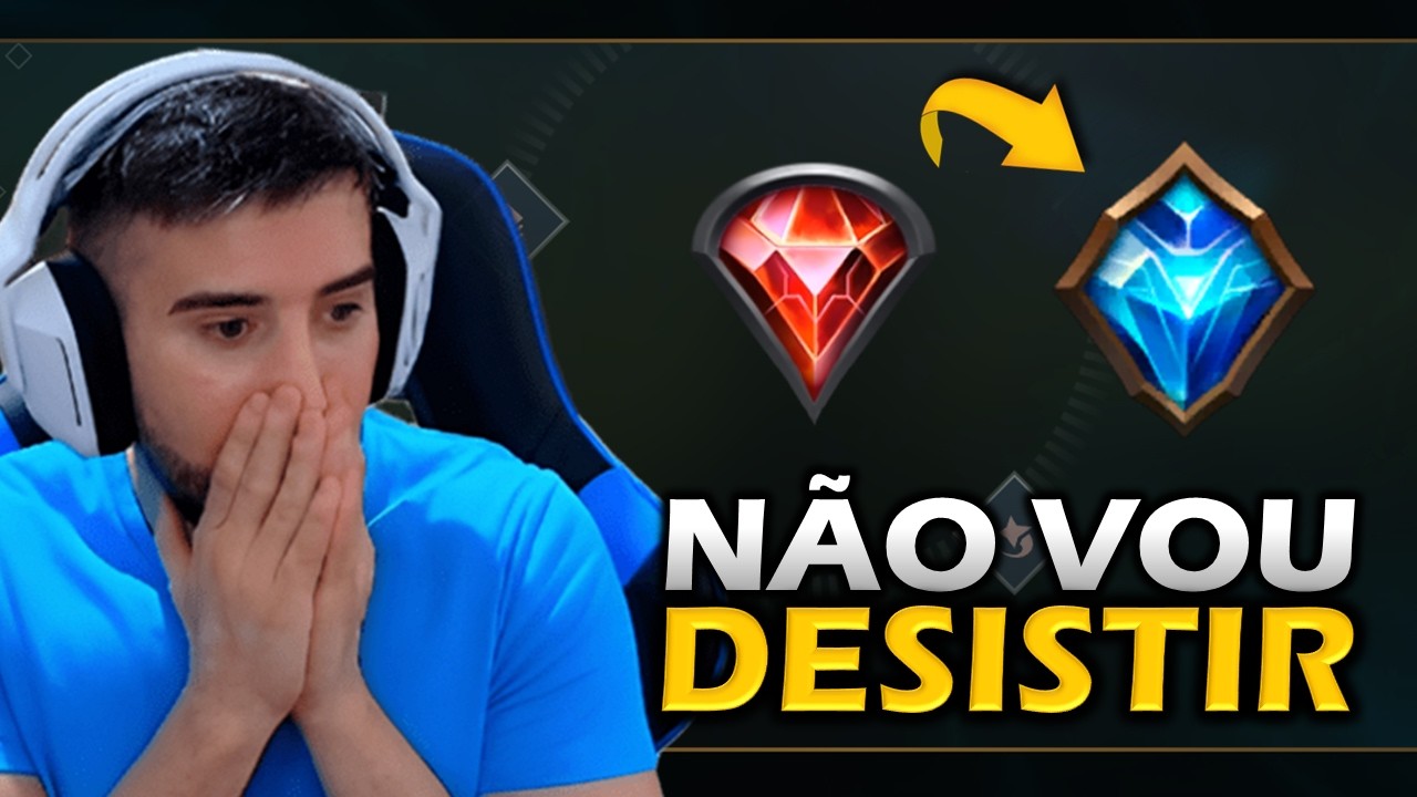 PODEM ME COBRAR, AGORA EU VOU ATÉ O CHALLENGER.................. (nos desafios kkkkkkk)