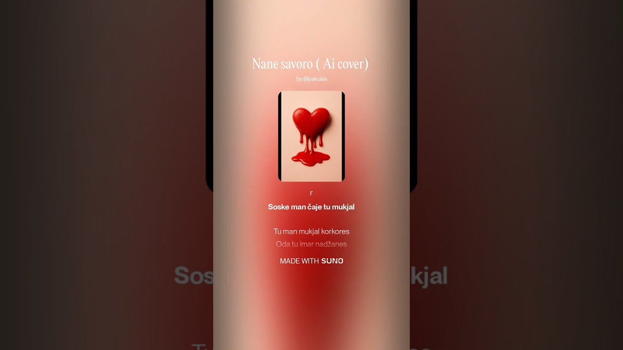Nane savoro (AI cover)