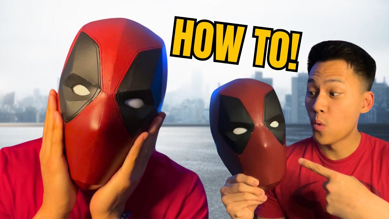 How To Make a DEADPOOL Mask! | DIY Deadpool & Wolverine 2024