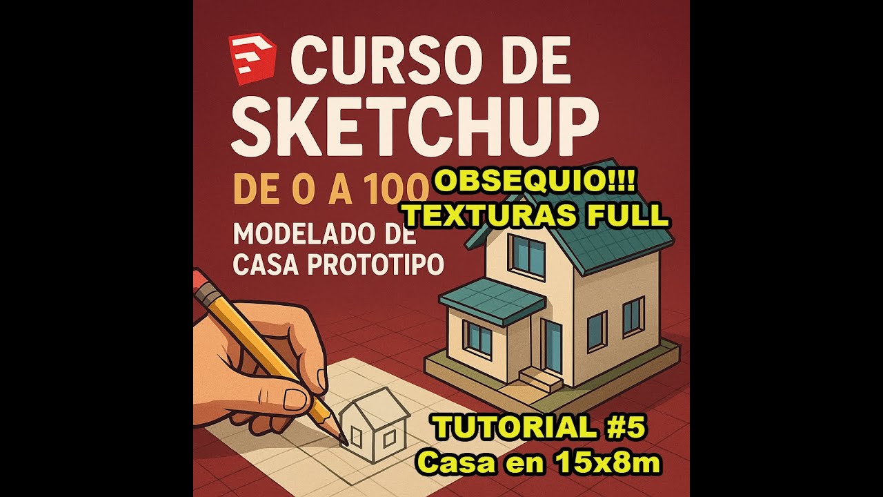 Modelado en Sketchup desde cero Tutorial #5 Agregando Texturas + Obsequio Pack Full