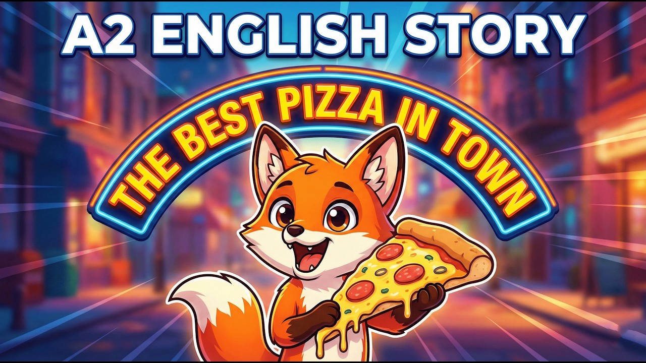 The Best Pizza in Town 🍕 | Learn English Through Stories (Level A2)