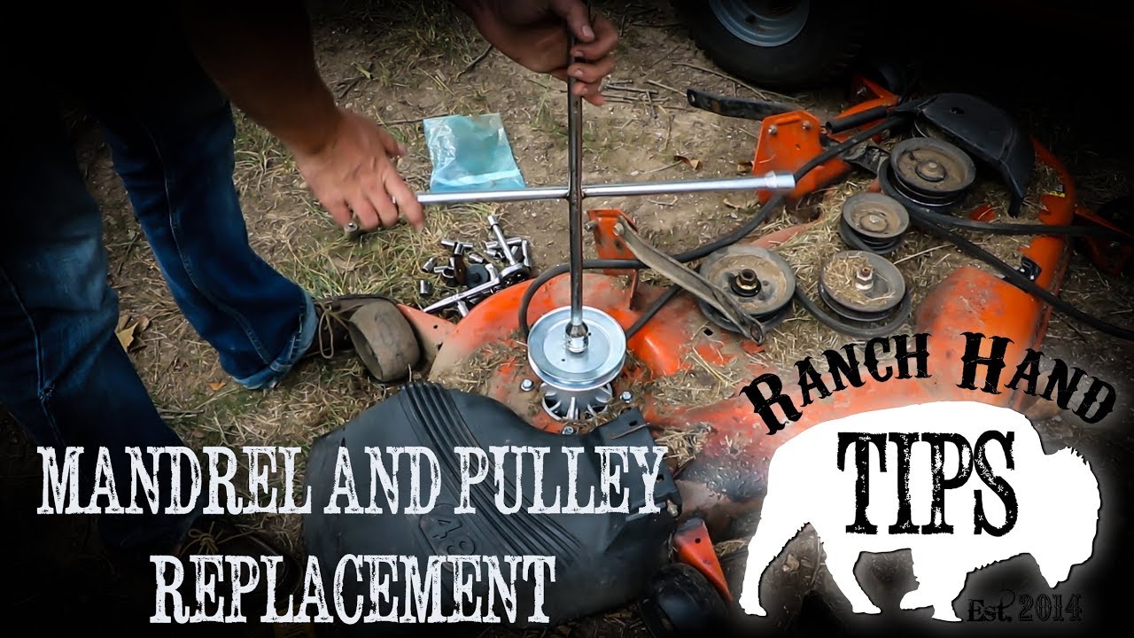 Mandrel & Pulley Replacement Husqvarna Riding Mower