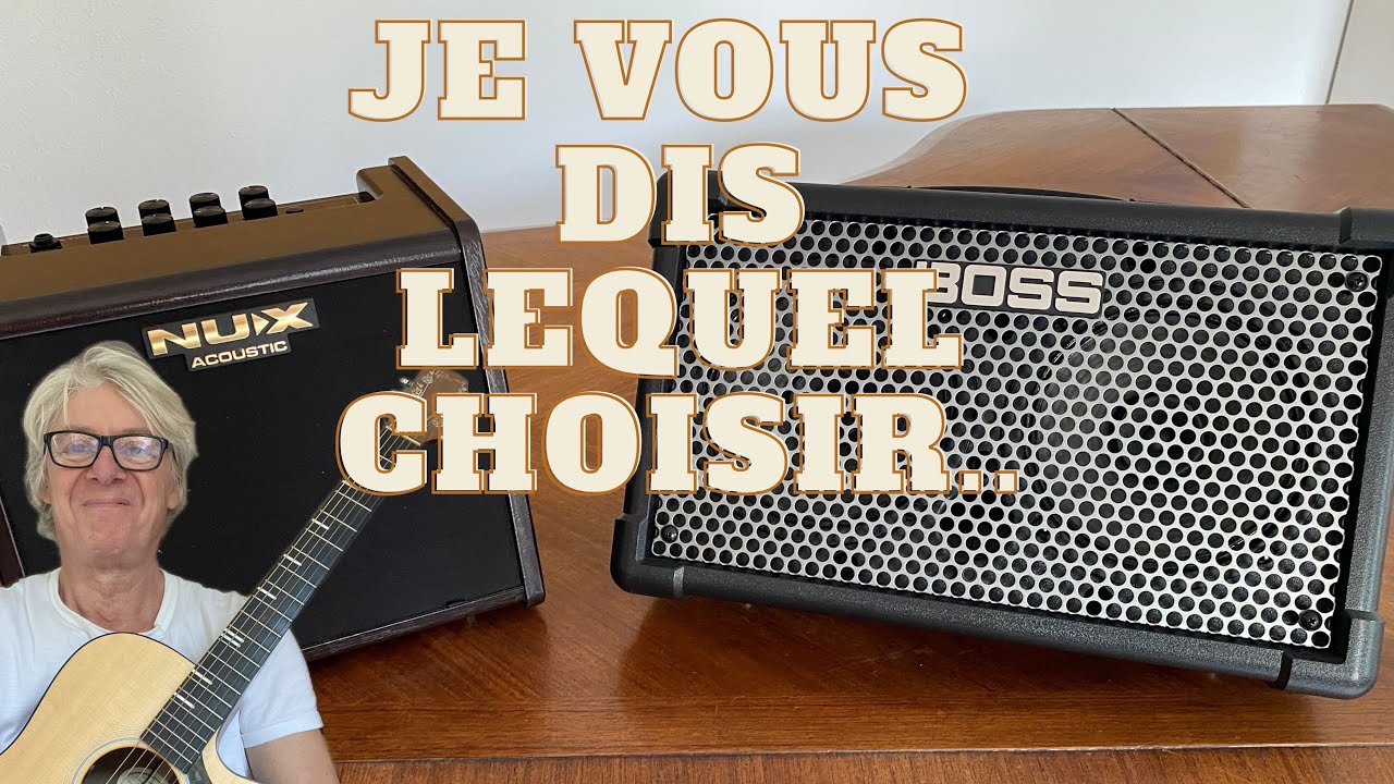 NUX AC 25,BOSS CUBE STREET -Bruno D Tuto guitare- #amps #guitar 