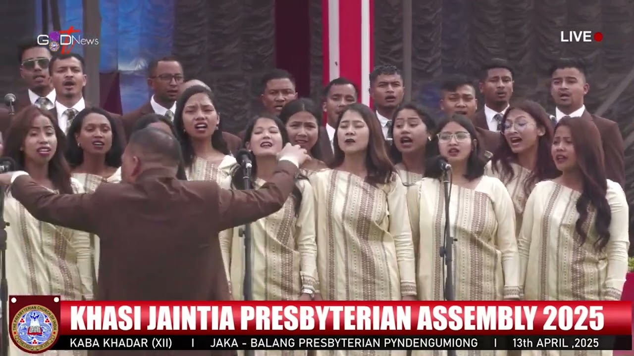 STANDING CHOIR, KJP SYNOD MIHNGI  ||  KJP ASSEMBLY 2025 @ PYNDENUMIONG ||