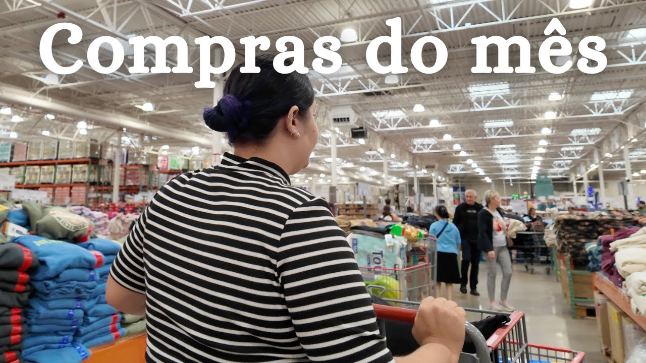 O que comprei com 400 dólares no supermercado em Chicago?