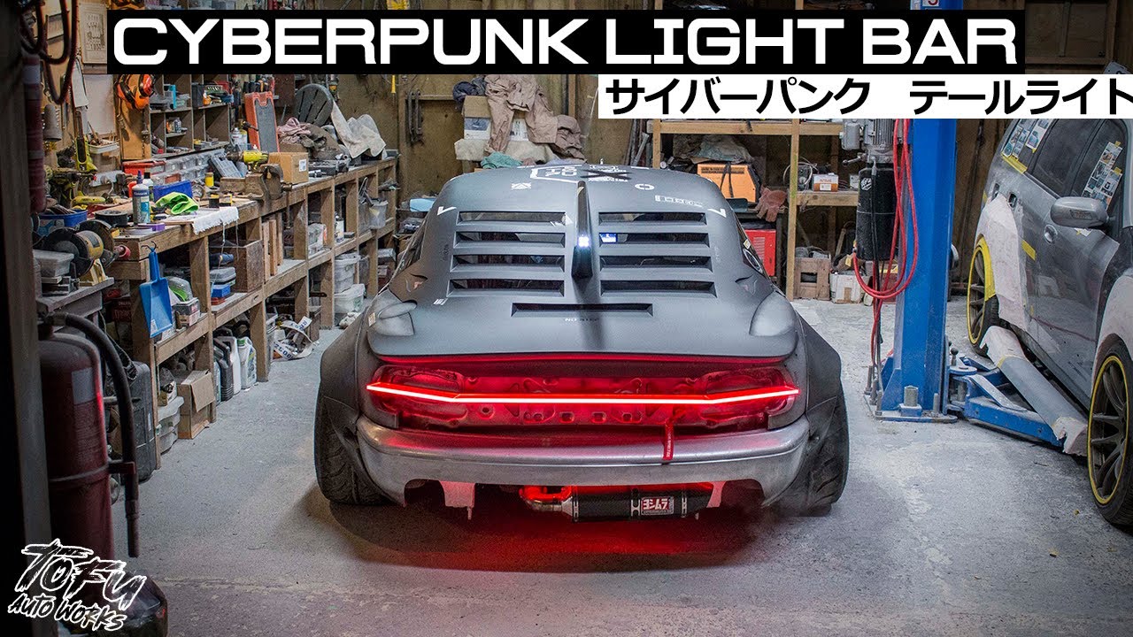 Cyberpunk Miata Build: Custom LED Tail Light Bar.