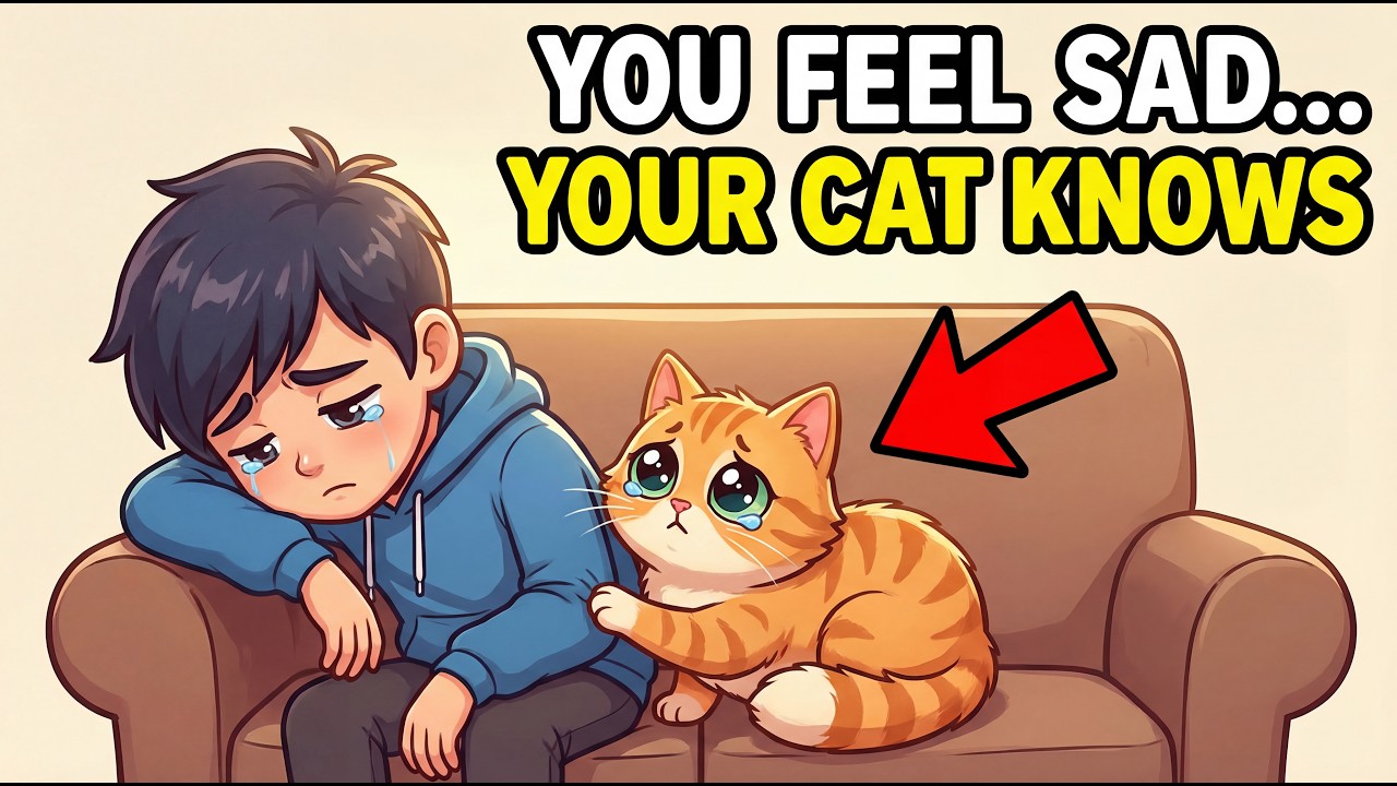The One Strange Thing Your Cat Does When You’re Sad