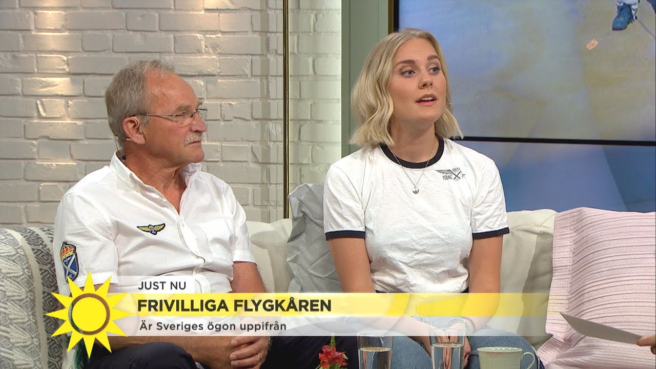 De letar skogsbränder och ubåtar - frivilliga flygare vill bli fler - Nyhetsmorgon (TV4)