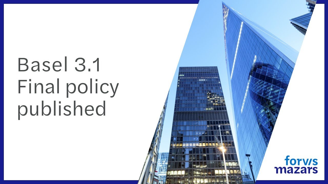 Basel 3.1 final policy published