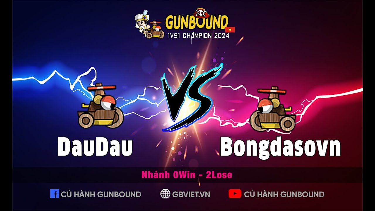 GUNBOUND | DauDau vs Bongdasovn: Solo Boomer Gunbound 2024