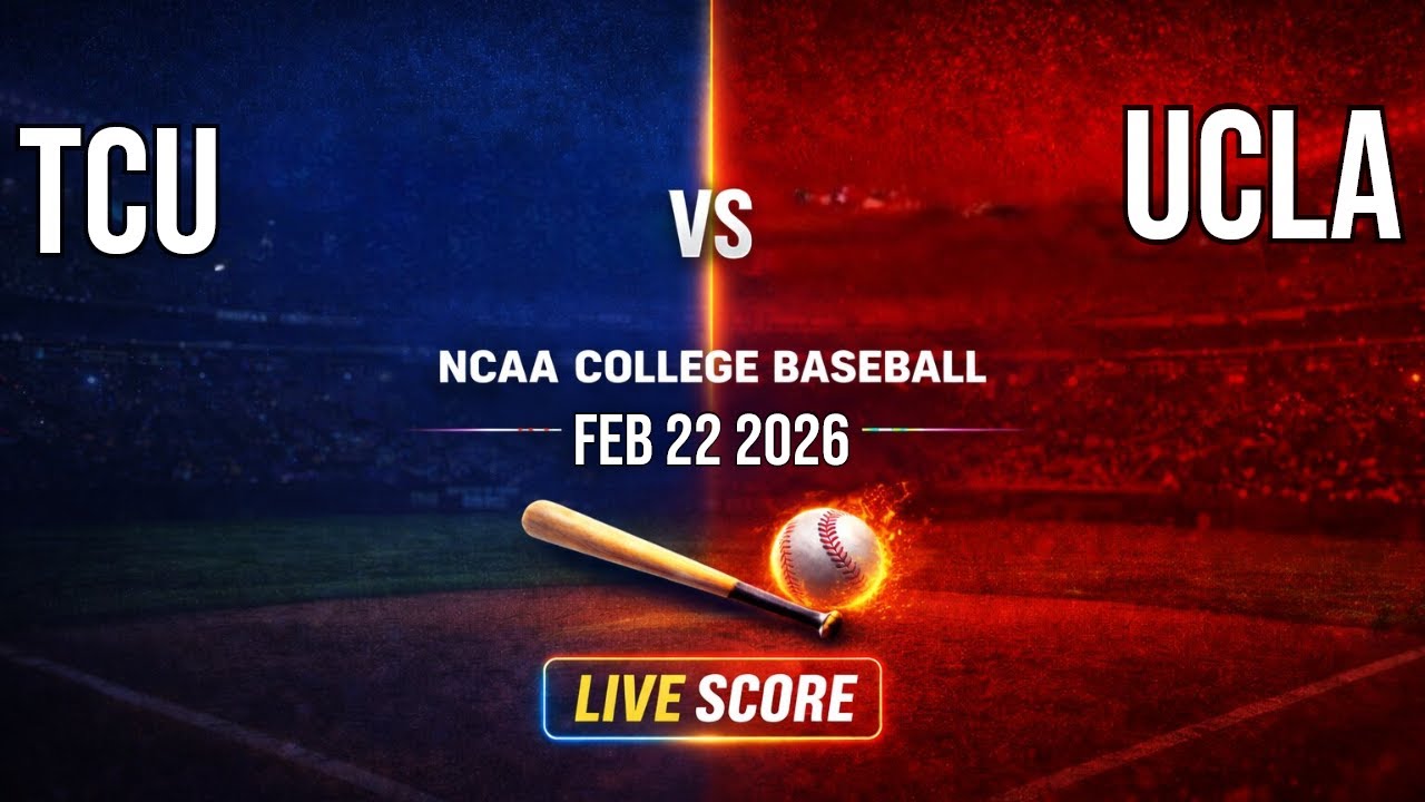TCU Vs UCLA Live | Baseball | Live SCOREBOARD