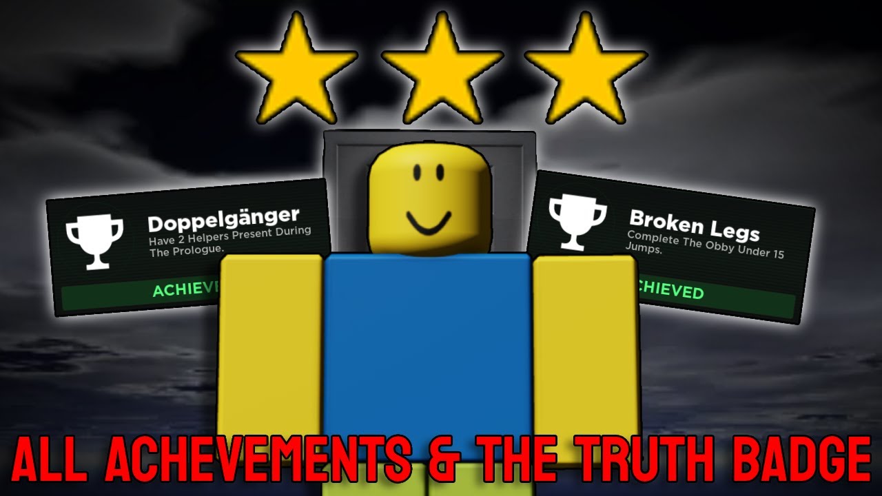 ALL ACHIEVEMENTS AND THE TRUTH BADGE COMPLETE!!! | A Stereotypical Obby UPDATE