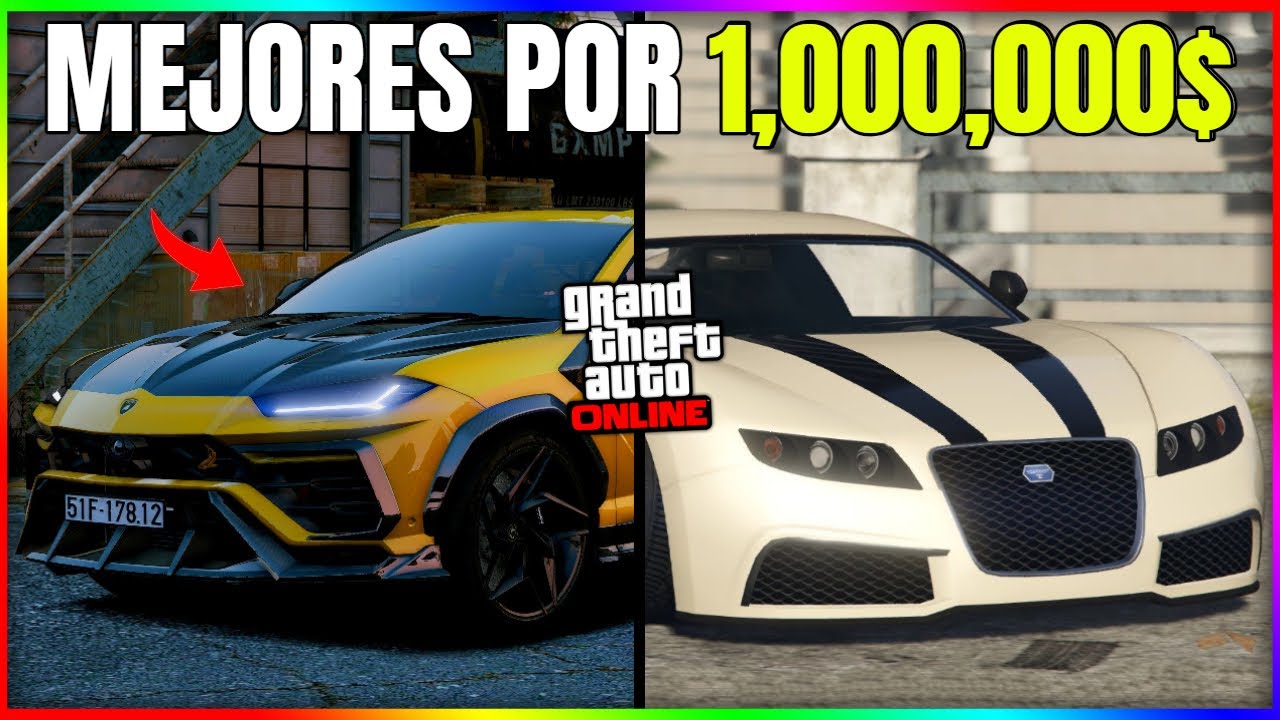Los MEJORES COCHES por 1,000,000$ en GTA 5 Online