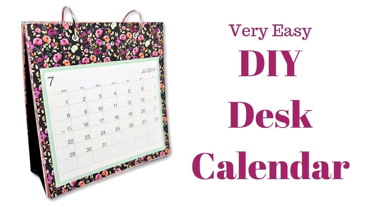 DIY Desk Calendar | Craft Fair Ideas
