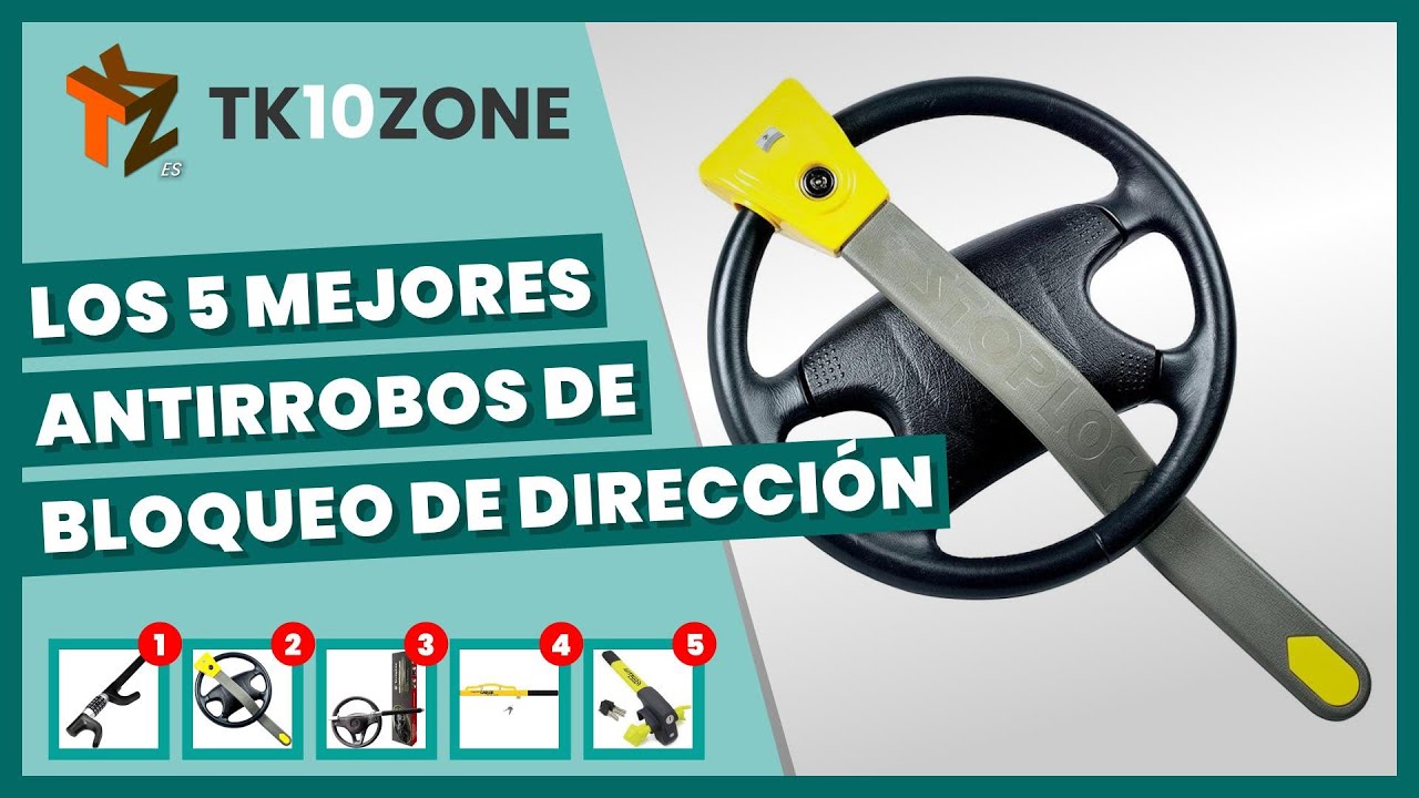 Los 5 mejores antirrobos de bloqueo de dirección para coches
