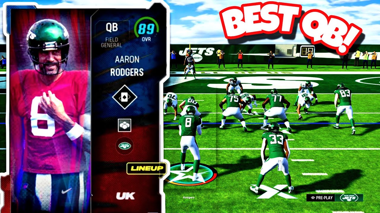 *New* Aaron Rodgers SLINGS the PIGSKIN in Madden 24! New BEST QB in MUT 24!? (MUT 24 Game play)