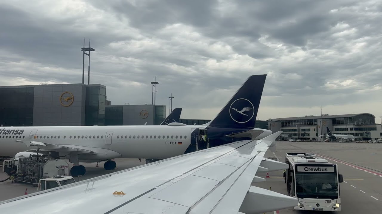 Budapest nach Frankfurt/Main im A321 Finkenwerder
