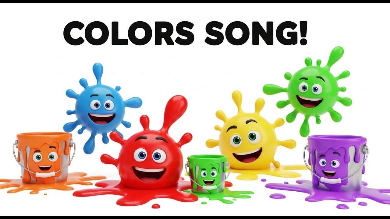Learn Colors 🎨 Colors Song for Kids | Fun Learning for Toddlers