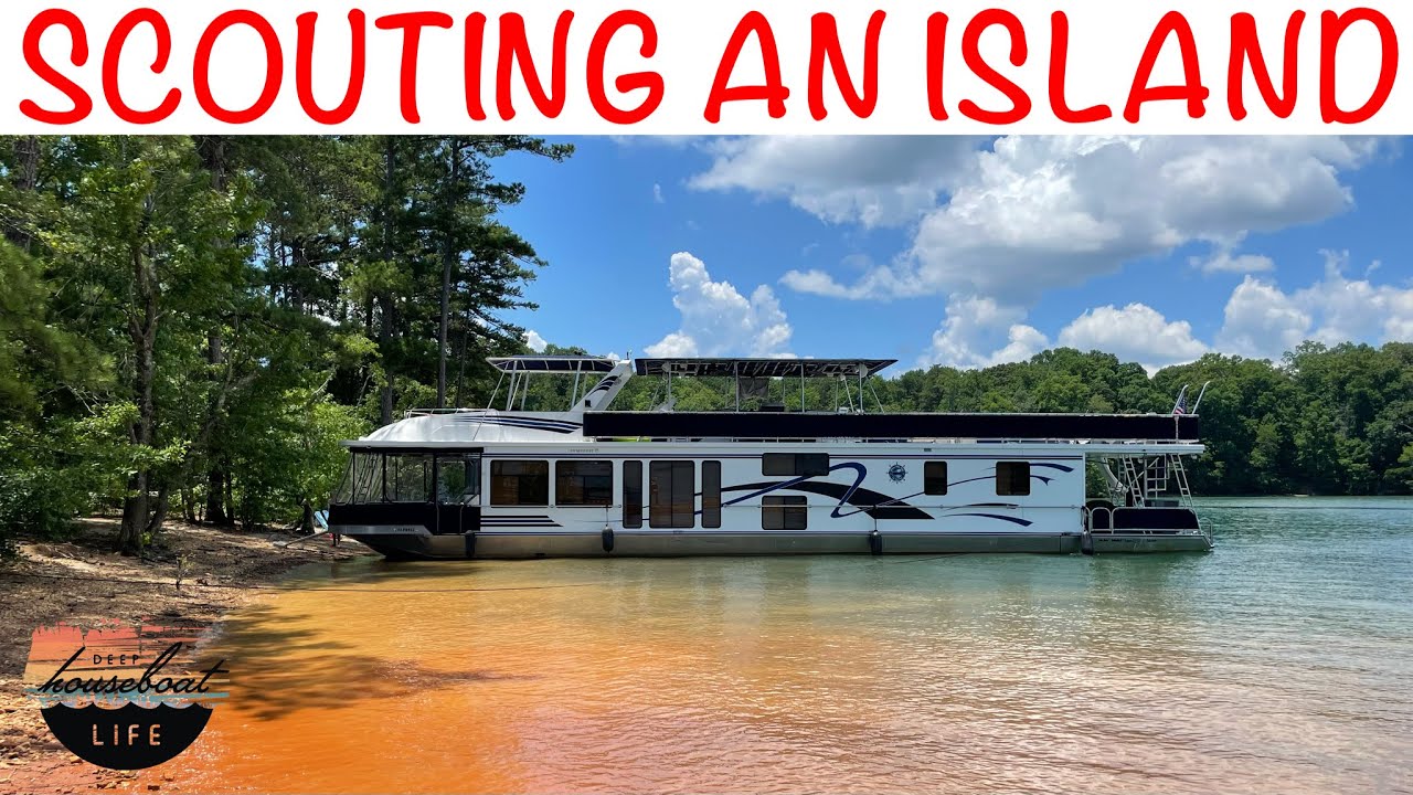 Scouting THE BEST ISLAND For Off Grid Houseboating