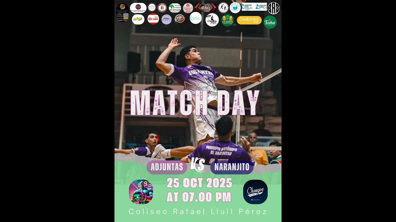 LVSM: Gigantes de Adjuntas vs. Changos de Naranjito 10/25/25