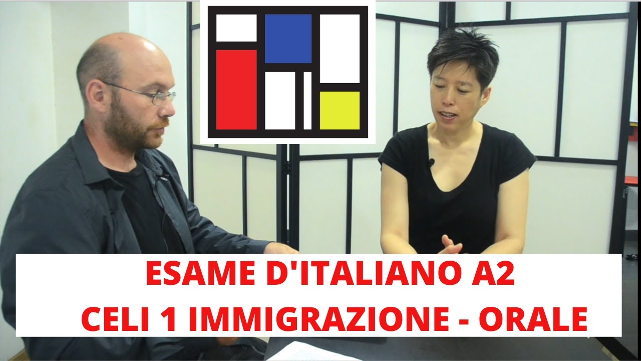 Esame di italiano: CELI 1 - A2 Immigrazione (orale)