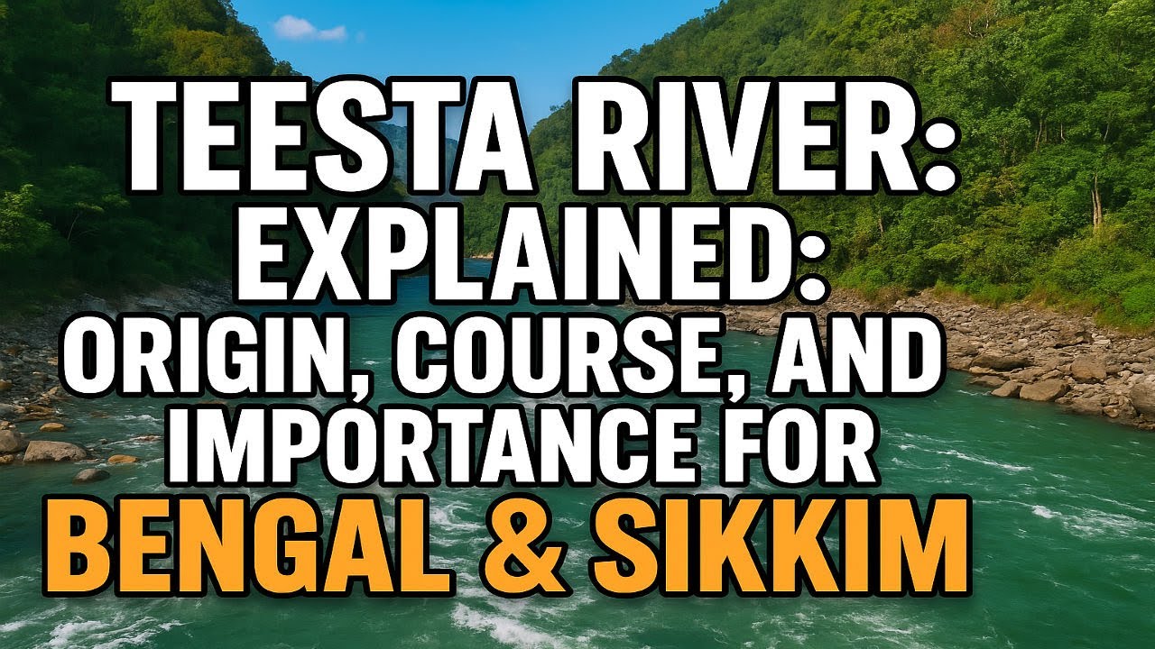 Teesta River Explained: Origin, Course, and Importance for Bengal & Sikkim