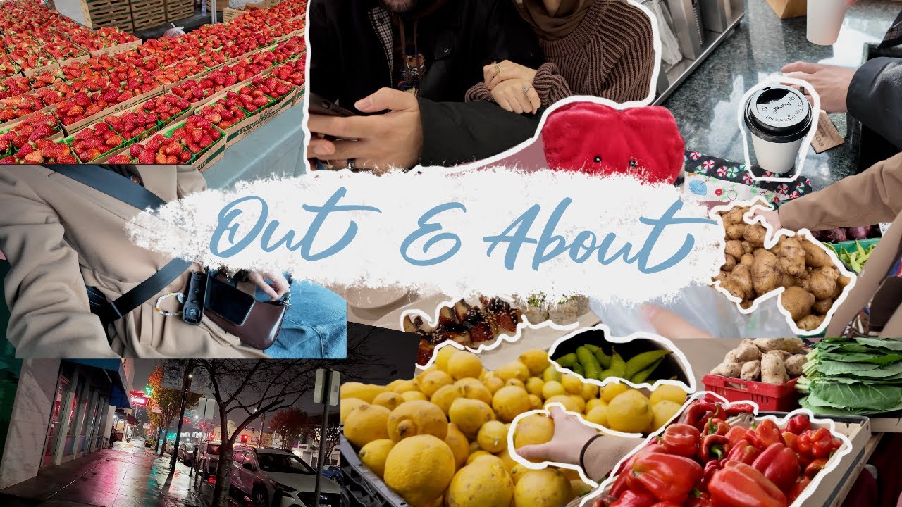 JellyCat | Farmers Market | Dinner Date | Rainy Nights | Food Prep | Sushi