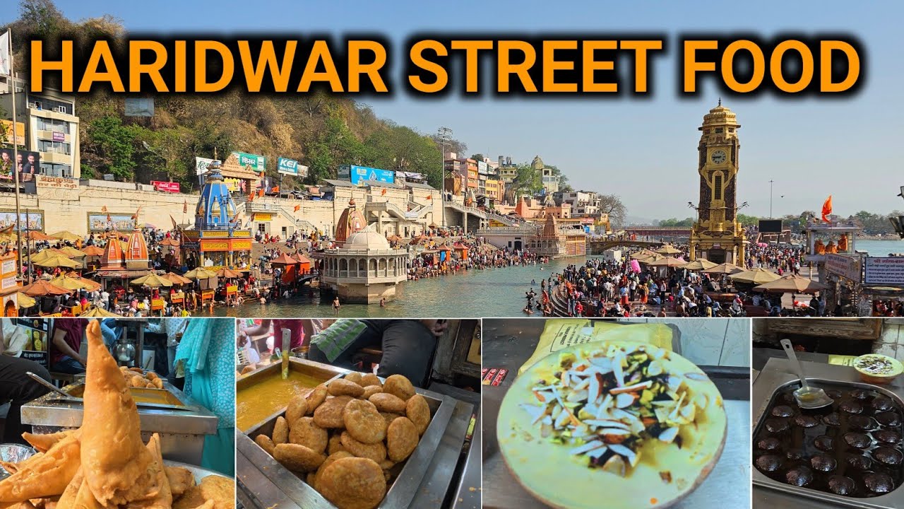 Best Haridwar Street Food || Aloo puri, samosa, kachori, Malai gulab jamun, and more | Haridwar Vlog