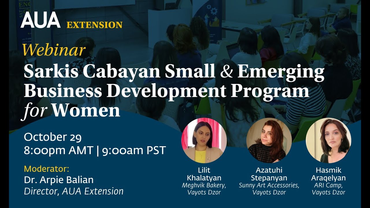 Sarkis Cabayan Small & Emerging Business Development Program for Women